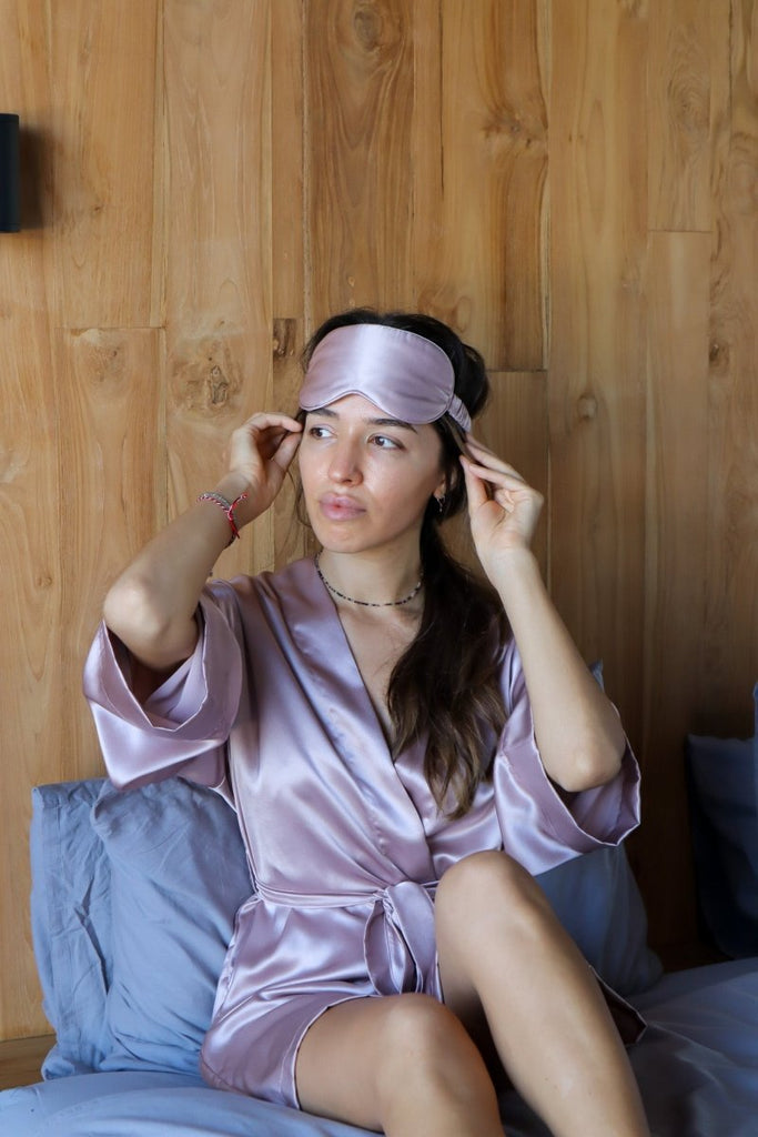 Lotus Silk Robe - Lé Silk