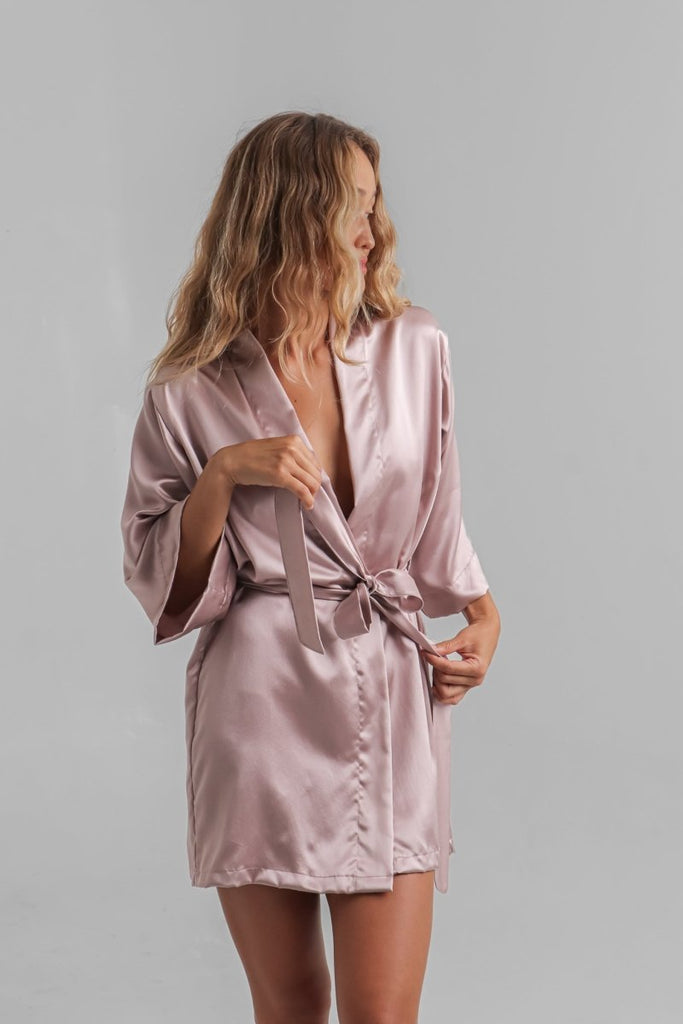 Lotus Silk Robe - Lé Silk