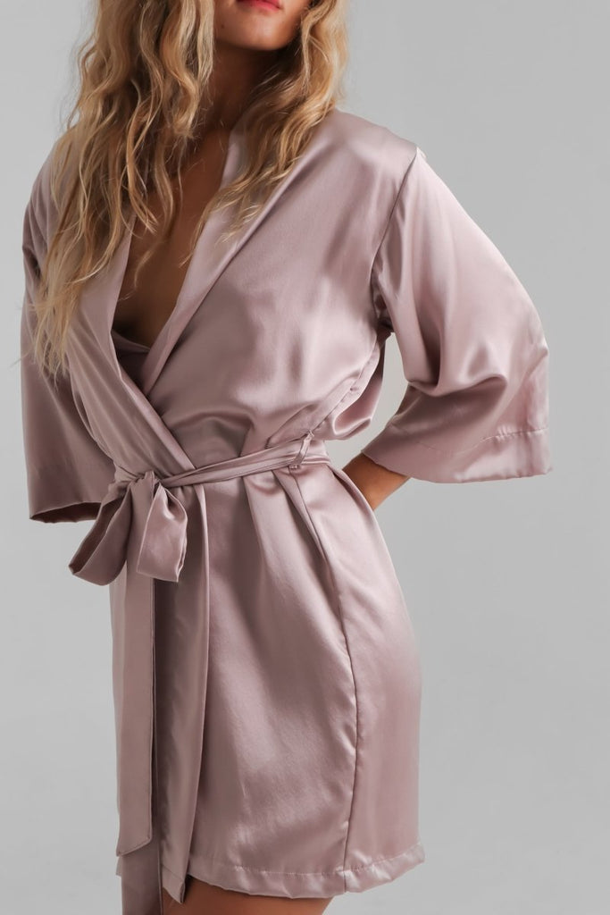 Lotus Silk Robe - Lé Silk