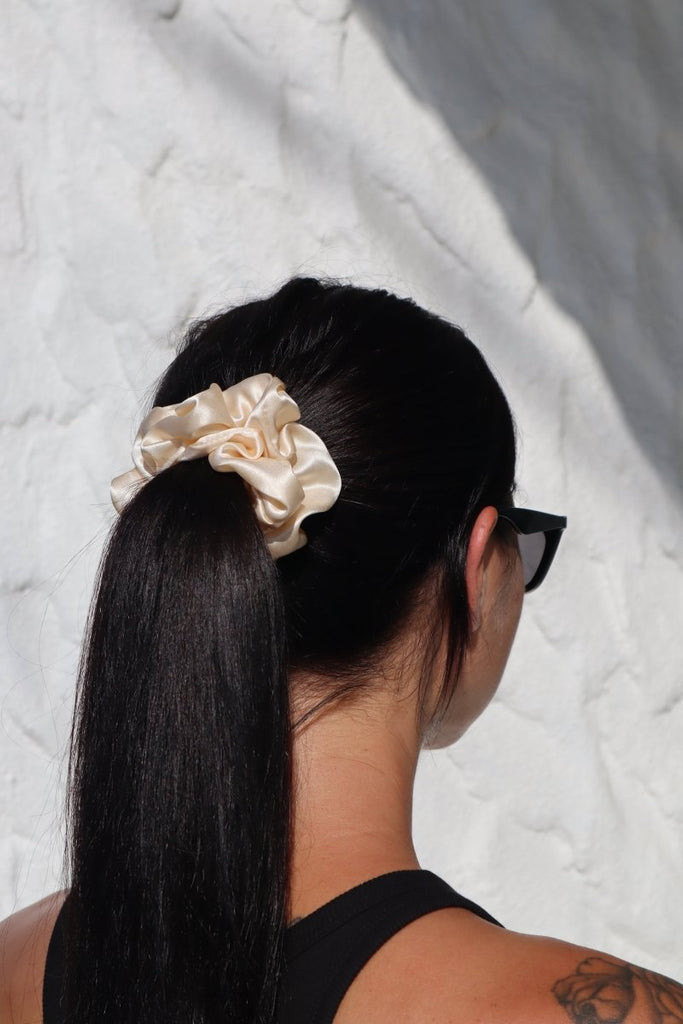 Silk Scrunchie Trio - Lé Silk